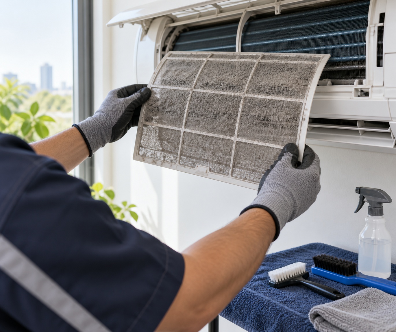 Filter and coil service