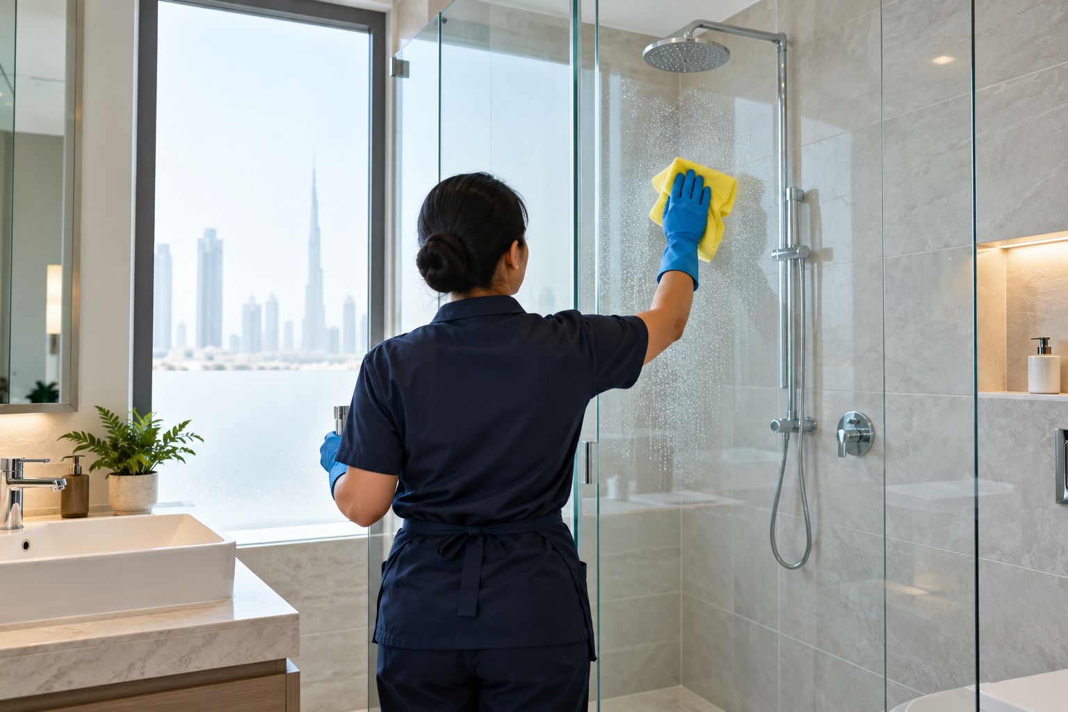 Bathroom descaling
