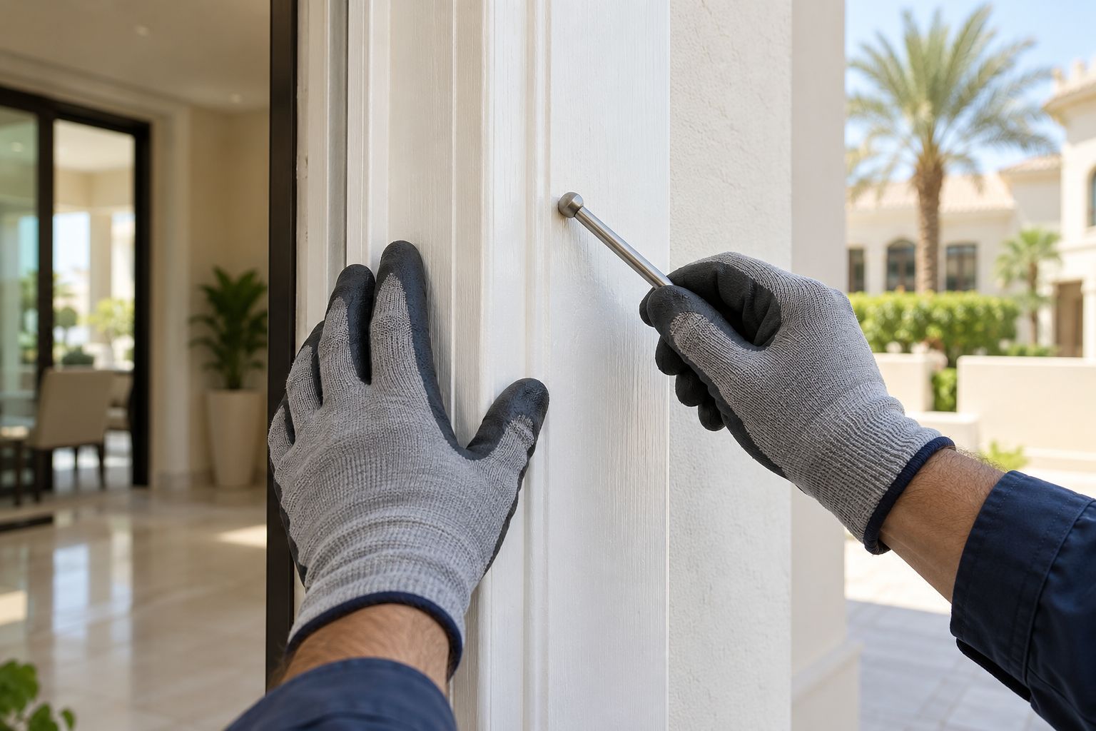 Door frame inspection
